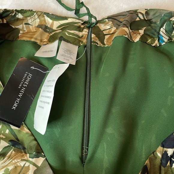 Rare 💯% Silk Jones New York NWT Full Skirt - Picture 10 of 17